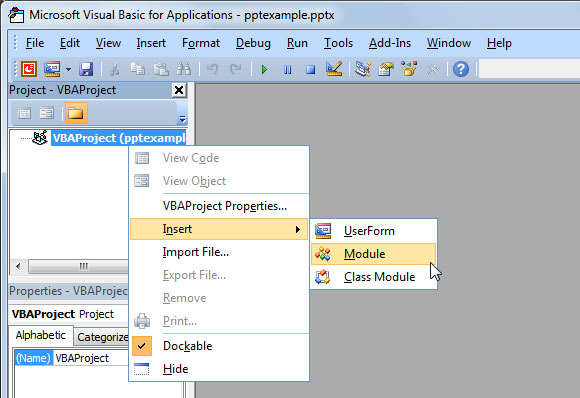 visual basic for applications powerpoint