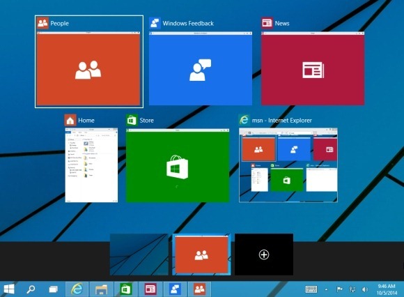 Create multiple desktops in Windows 10