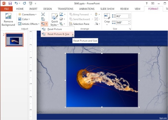 Как в powerpoint наложить картинку на картинку