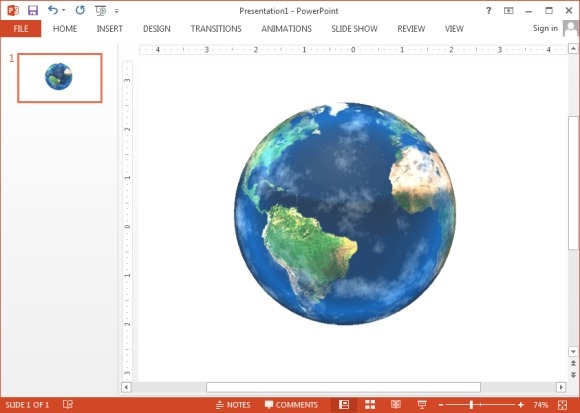 パワーポイントのためにearthscape Hdビデオの背景テンプレート