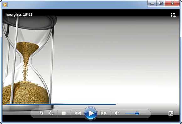 animação de vídeo Hourglass