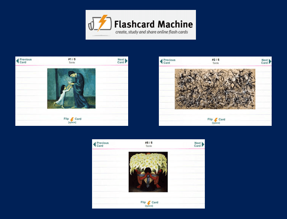 Erstellen Sie Flashcards Study Sessions mit Flashcard-Maschine Verhalten