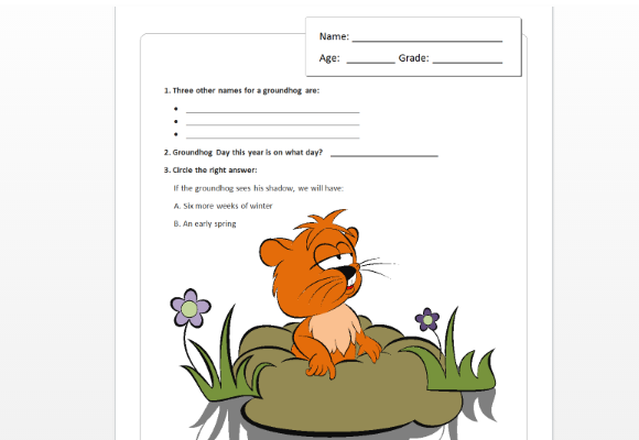fun-e-interessante-marmota-dia-quiz-page-for-kids