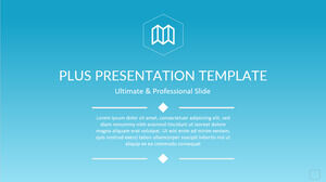 The best business PowerPoint template（blue）