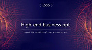 高端商業計劃 PowerPoint 模板