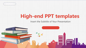 Bunte PowerPoint-Vorlagen für einfache Bildung