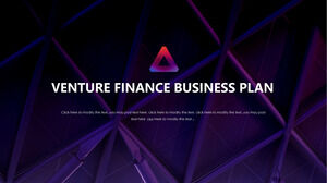 Venture Finance Biznes plan PowerPoint Szablony