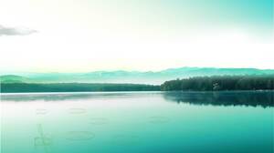 Озеро светлый горный цвет PowerPoint фоны
