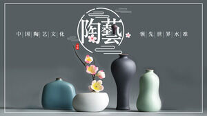 Introdução à Cultura de Cerâmica Chinesa com Fundo de Cerâmica Modelo PPT Download
