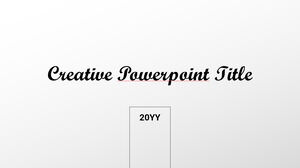Șabloane-PowerPoint-albe simple