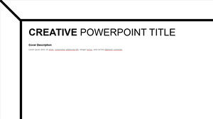 Șabloane-PowerPoint-Linii-interioare minime