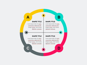 Cross-Divide-Circle-PowerPoint-Vorlagen