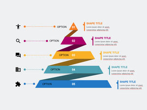 Piramida-Vertikal-Kompleks-PowerPoint-Templat