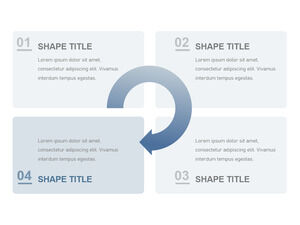 Four-Step-Matrix-Cycle-PowerPoint-Templates