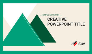 Simple-Mountain-Modelli PowerPoint