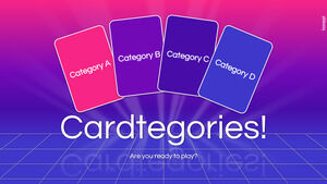 Cardtegories! Templat permainan gratis.