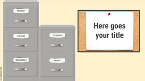 文件柜交互式模板。 – 原创，免费。 –