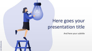 Бесплатный шаблон Pole для Google Slides или презентаций PowerPoint