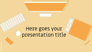 Бесплатный шаблон Gavell для Google Slides или презентаций PowerPoint