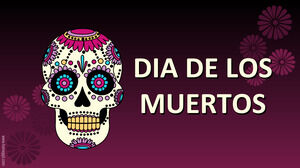 Dia de los Muertos Google Slaytlar veya PowerPoint için Ücretsiz şablon
