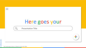Șablon de material gratuit dl. G pentru Google Slides sau PowerPoint