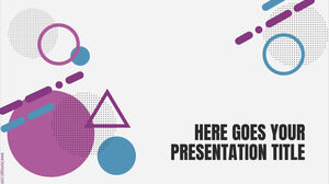 Google スライドまたは PowerPoint 用の Memphis 無料プレゼンテーション テンプレート