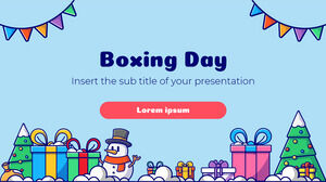 Prezentacja Boxing Day — bezpłatny motyw Prezentacji Google i szablon programu PowerPoint
