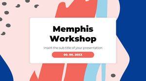 เทมเพลตการนำเสนอ Memphis Workshop ฟรี - ธีม Google สไลด์และเทมเพลต PowerPoint