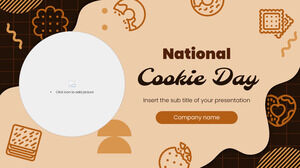 Kostenlose Präsentationsvorlage zum National Cookie Day – Google Slides-Design und PowerPoint-Vorlage