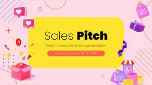 Sales Pitch Deck Kostenlose Präsentationsvorlage – Google Slides-Design und PowerPoint-Vorlage