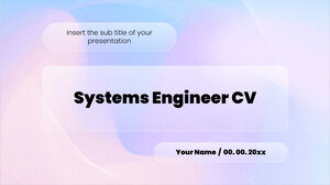 Systems Engineer CV Free Presentation Template – Google Slides Template and PowerPoint Theme