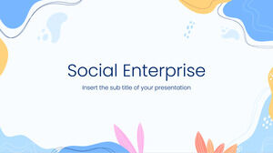 Бесплатный шаблон презентации Social Enterprise – тема Google Slides и шаблон PowerPoint