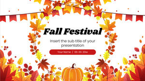 秋祭り無料プレゼンテーション テンプレート – Google スライドのテーマと PowerPoint テンプレート