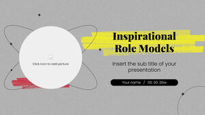 Modele de rol inspiraționale Temă Google Slides și șablon PowerPoint