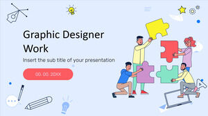 Графический дизайнер Работа Бесплатный шаблон презентации - тема Google Slides и шаблон PowerPoint