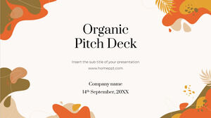 Organic Pitch Deck 免費演示模板 - Google 幻燈片主題和 PowerPoint 模板