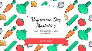素食日营销免费演示模板 - Google 幻灯片主题和 PowerPoint 模板