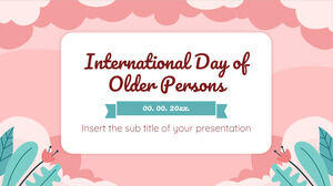 Uluslararası Yaşlılar Günü Ücretsiz Sunum Şablonu – Google Slaytlar Teması ve PowerPoint Şablonu