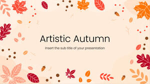 Artistic Abstract Autumn 無料プレゼンテーション テンプレート – Google スライドのテーマと PowerPoint テンプレート