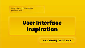 Plantilla de presentación gratuita de inspiración de interfaz de usuario: tema de Google Slides y plantilla de PowerPoint