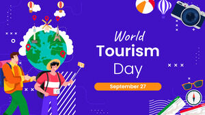 Modello di presentazione gratuito per la Giornata del turismo: tema di Presentazioni Google e modello PowerPoint