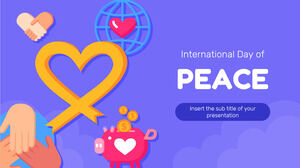 Modello di presentazione gratuito per la Giornata della pace - Tema di Presentazioni Google e modello PowerPoint