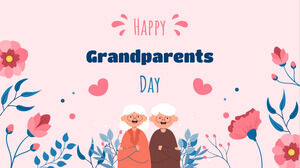 祖父母節快樂免費演示模板 - Google 幻燈片主題和 PowerPoint 模板