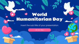 世界人道デーの無料プレゼンテーション テンプレート – Google スライドのテーマと PowerPoint テンプレート