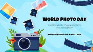 世界摄影日免费演示模板 - Google 幻灯片主题和 PowerPoint 模板