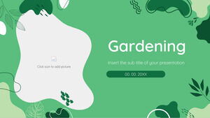 Șablon de prezentare gratuit pentru grădinărit – Tema Google Slides și șablon PowerPoint