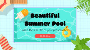 قالب عرض تقديمي مجاني لمجمع الصيف الجميل - سمة Google Slides و PowerPoint Template