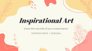 励志艺术免费演示模板 - Google 幻灯片主题和 PowerPoint 模板