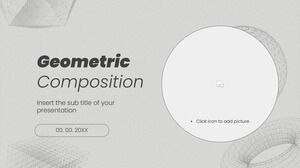 Darmowy szablon prezentacji kompozycji geometrycznej – motyw Prezentacji Google i szablon programu PowerPoint