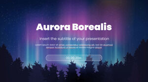 Template Presentasi Gratis Aurora Borealis – Tema Google Slides dan Template PowerPoint